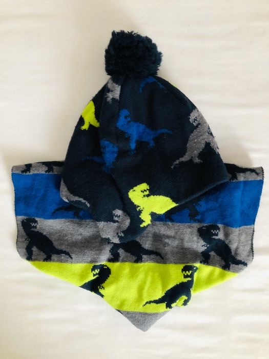 Комплект H&M шапка шарф зимова, 4-8 років, ріст 110-128 см