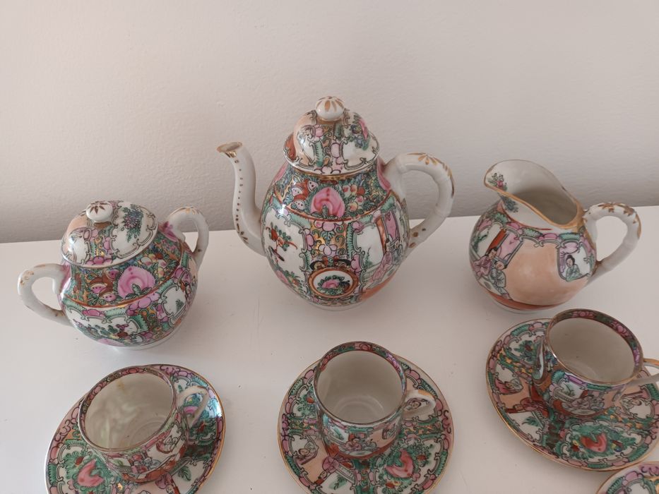 Serviço de Café de Louça Chinesa