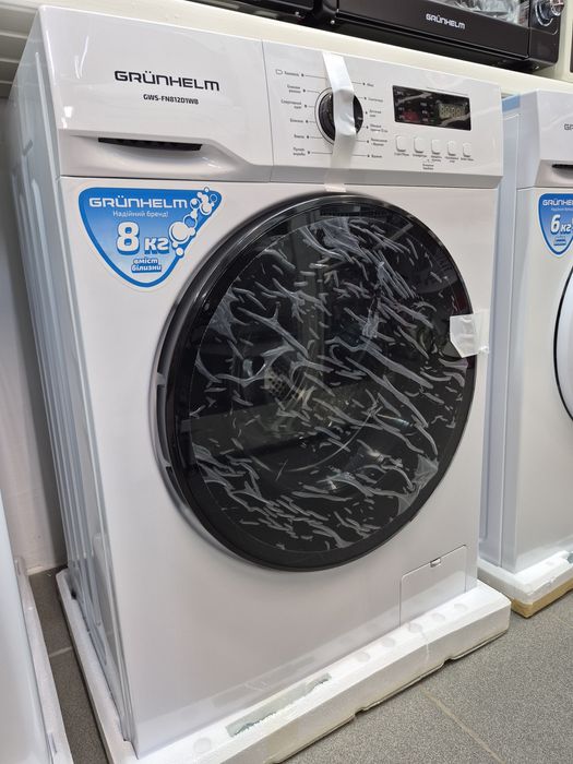 Нова Пральна машина автомат Grunhelm GWS-FN812D1WB 8кг 2 роки гарантії