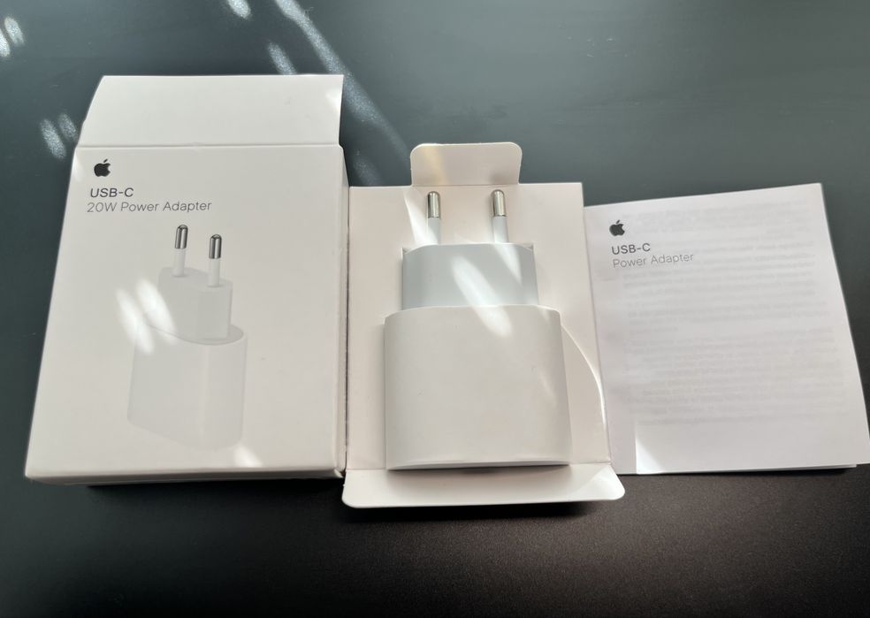 БЕЗКОШТОВНА ДОСТАВКА І APPLE | Шивдкий зарядний комплект для айфон блок Apple Power Adapter 20w + кабель Apple USB-C to Lighting 1 m