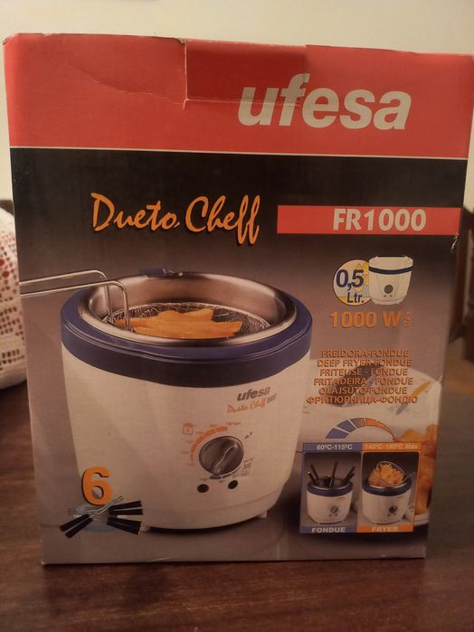 Fritadeira fondue ufesa nova