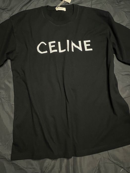 Męski t-shirt czarny Celine rozmiar XL