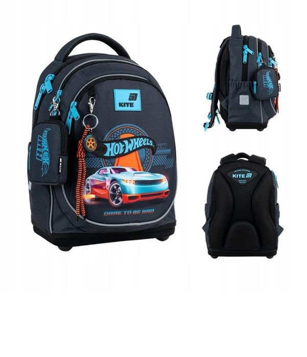 Plecak kite hot wheels 6-8 klasa 1-3