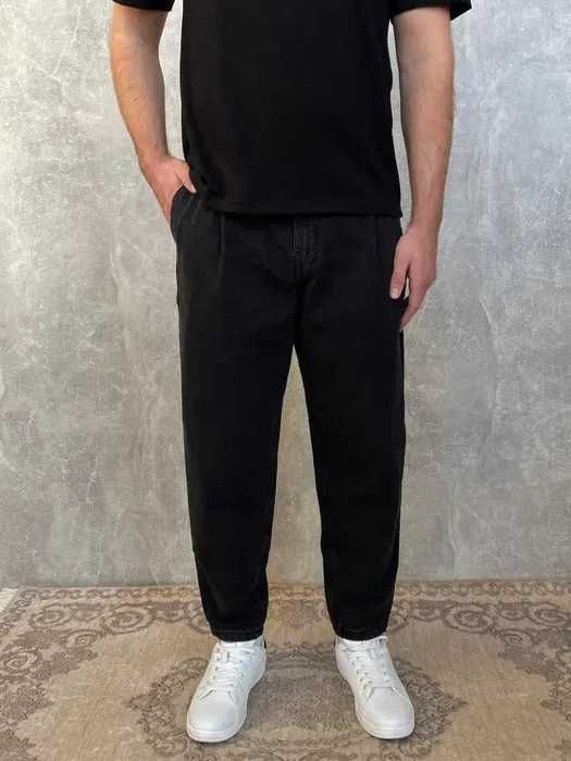 Джинсы мужские бананы весенние осенние Джинсовые штаны оверсайз