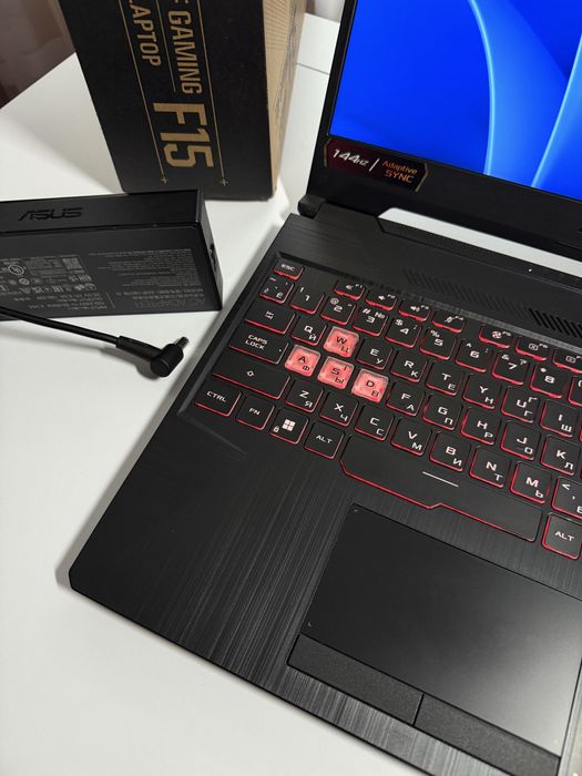 ‼️Asus Tuf F15‼️144Hz/RTX3050Ti-4GB/512GB/16GB/Гарантия 30д.