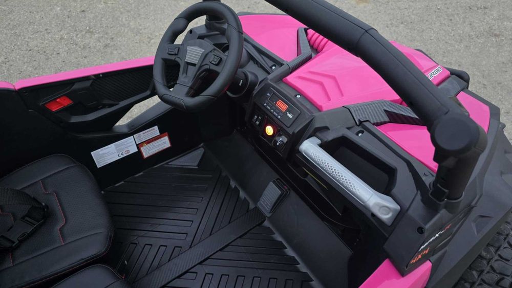 BUGGY SXS auto na akumulator XXL dwuosobowe różowe dla dziewczynki