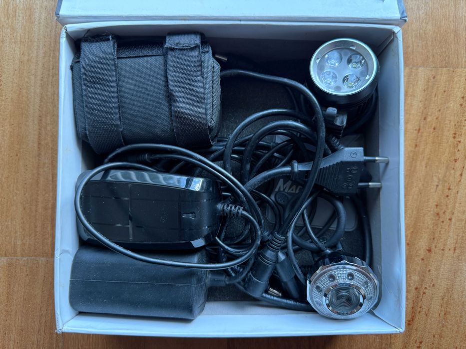 Kit Iluminação completo para bicicletas - 1600lm - oferta do envio!