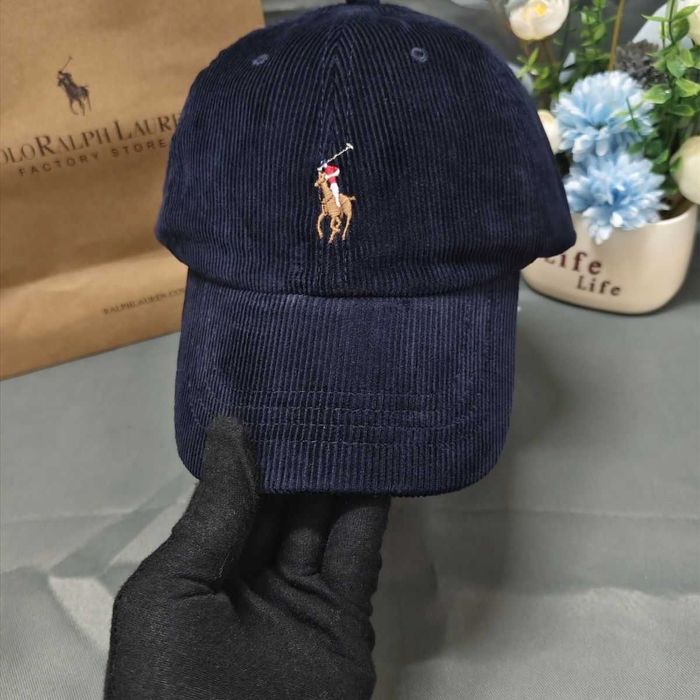 Вельветова кепка бейсболка Polo Ralph Lauren оригінал