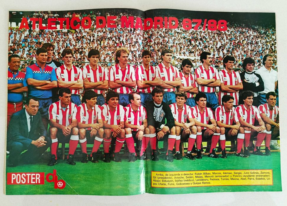 Revista Don Balon de 1987 - Paulo Futre - Atlético Madrid