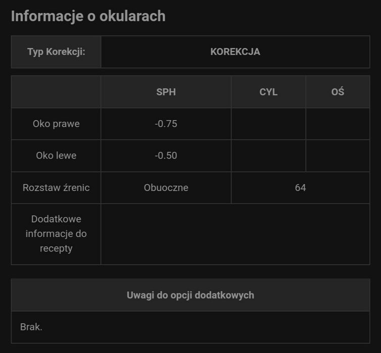 Okulary korekcyjne oprawki Gloomy Sunday