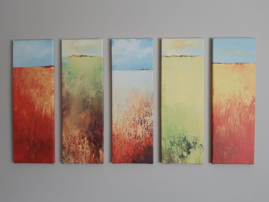 Obraz na ścianę. 5 elementów.