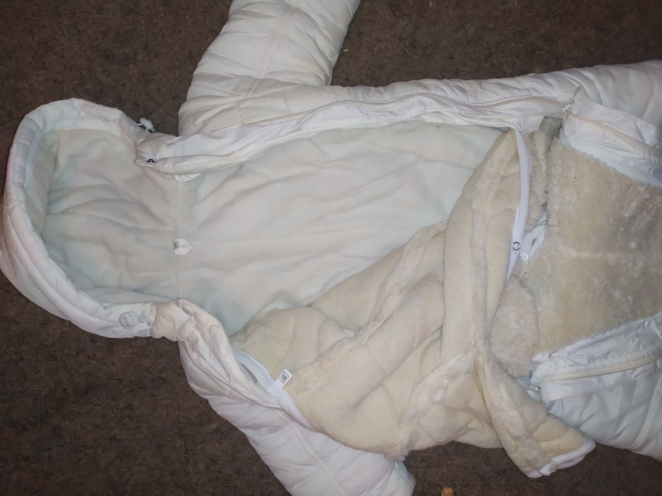 Зимний комбинезон трансформер 86 размер на овчине