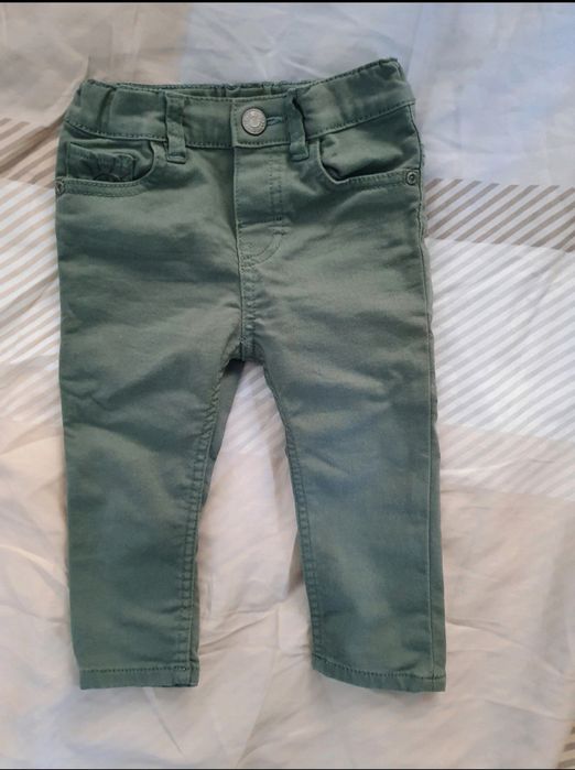 Spodnie rurki khaki H&m