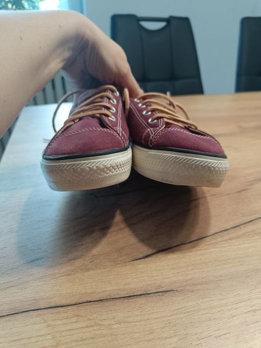 Buty Converse All Star trampki rozm.41, krótkie,bordowe,stan bardzo do