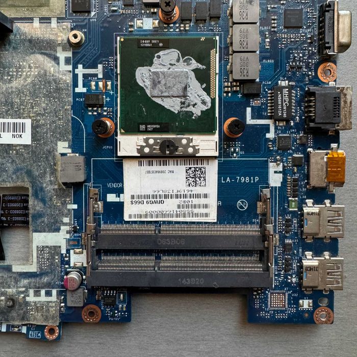 Материнська плата Lenovo G580 LA-7981P