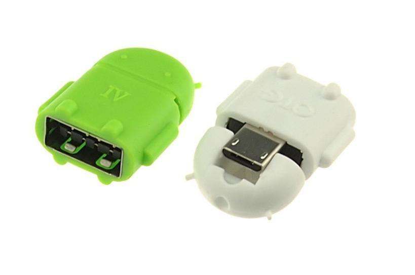Adaptador OTG USB 2.0 conversor Boneco Android [OLX.A03]