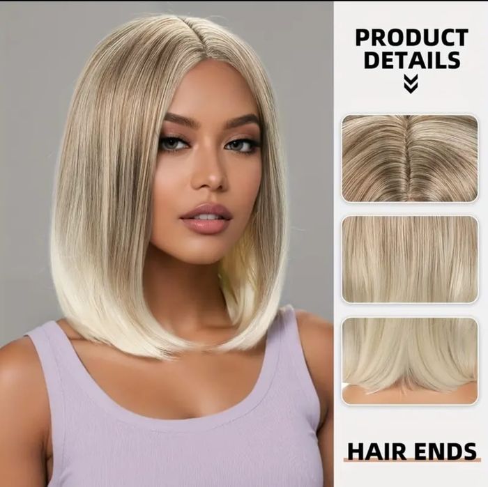 Peruka jasny blond