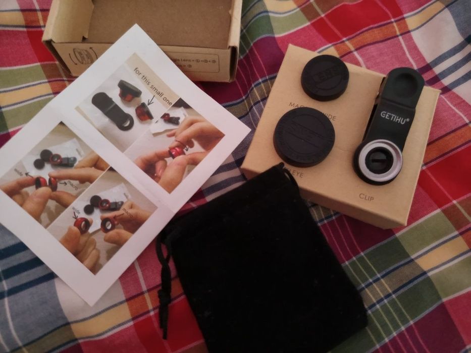 Набір об'єктивів GETIHU 3шт. для  смартфону, планшету