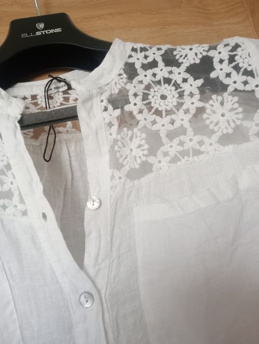 Damska Bluzka len tunika M /L