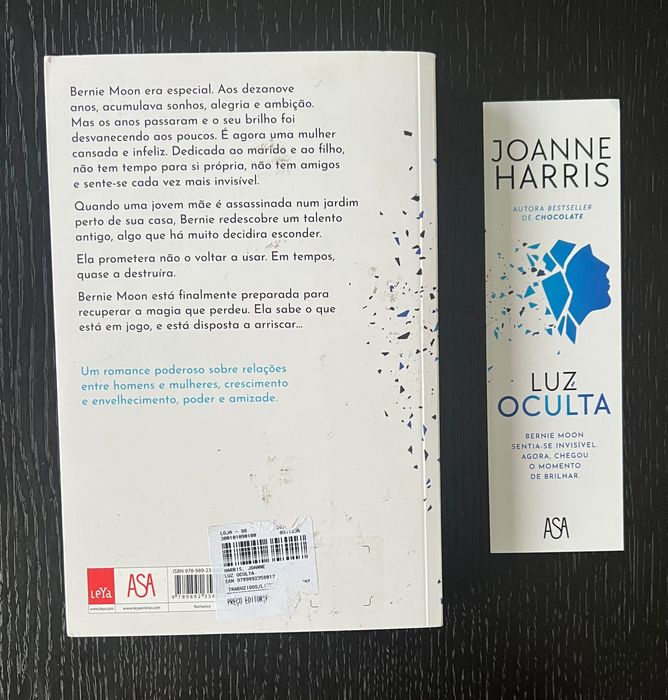 Livro “Luz Oculta”, Joanne Harris