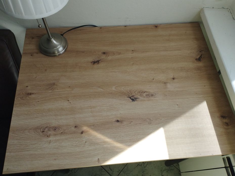 Biurko regulowana wysokość  Ikea + dąb