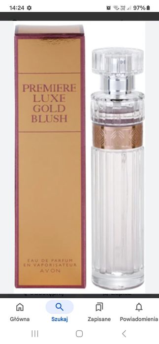 Avon unikat Premiere luxe Gold Blush