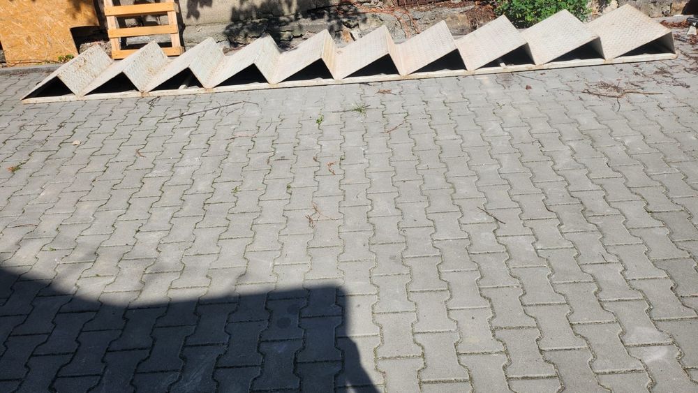 Schody metalowe długość  490 cm