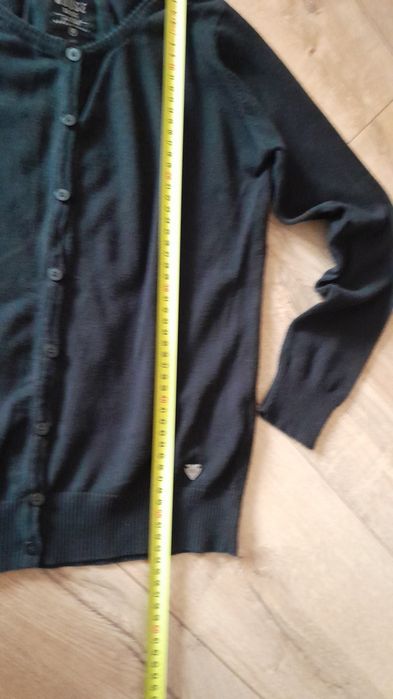 Sweter rozpinany czarny  XS House Basic