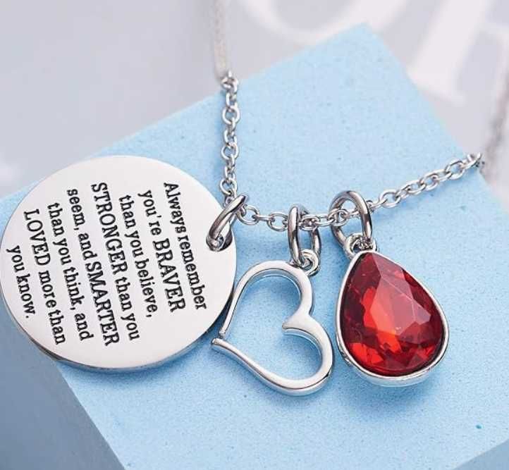 Naszyjnik LParkin You Are Braver stal nierdzewna prezent