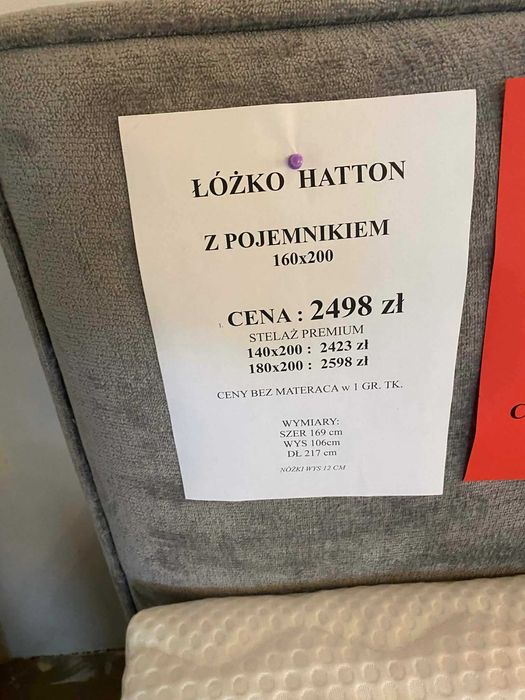 Łóżko 160x200 WYPRZEDAŻ