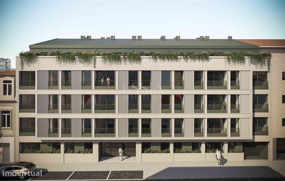 Apartamento T0 com Estacionamento e Piscina Cedofeita, Porto