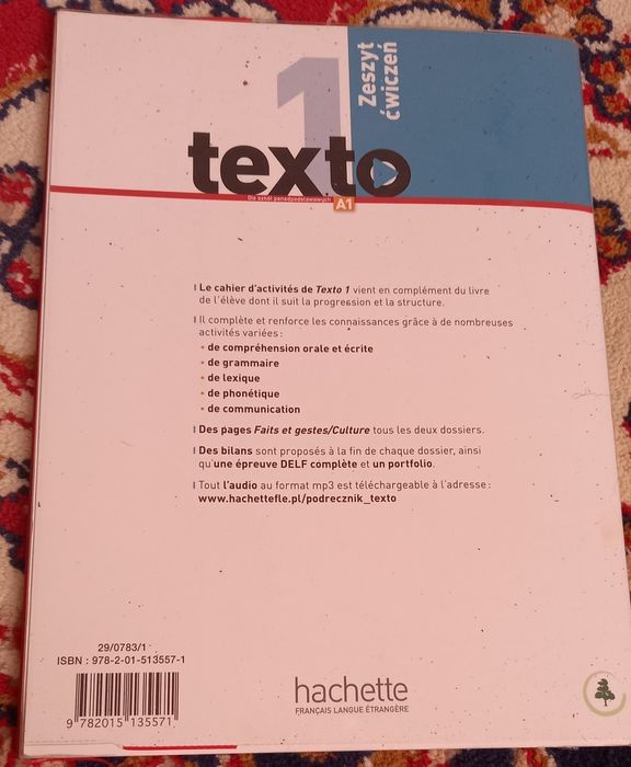 texto 1, zeszyt ćwiczeń
