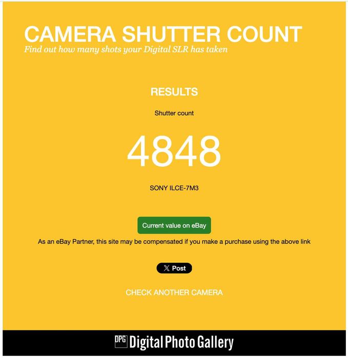 Sony A7III A73 - 4848 Disparos (Corpo)