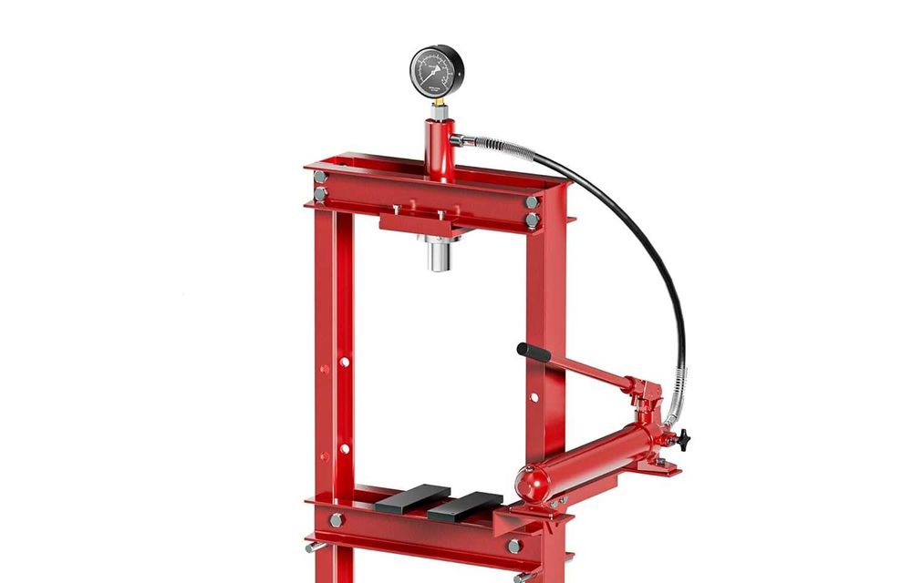 Прес гідравлічний Raider 10Т пресс гидравлический с манометром