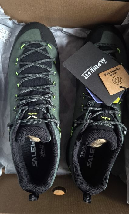 NOWE r. 43 Salewa Wildfire Leather raw green/black buty męskie