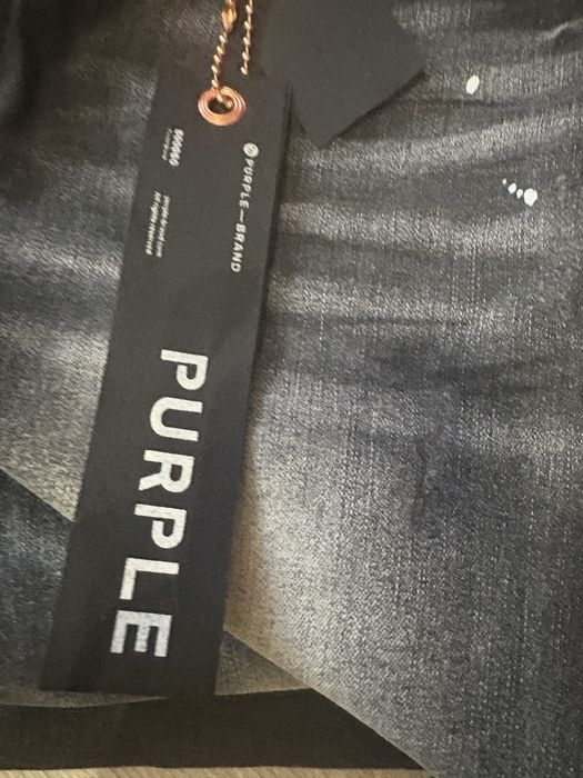 джинси клеш flared purple brand