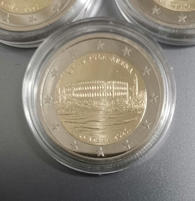 Croácia 2025 - Moeda comemorativa de 2€ UNC em cápsula