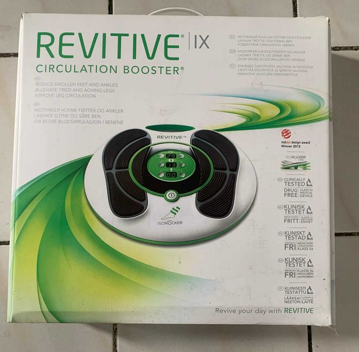 Revitive IX – Masażer stóp mięśni, poprawia krążenie nóg