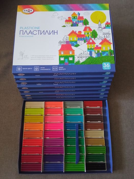 Пластилін  36 кольорів