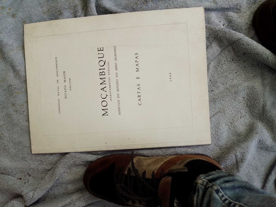 mapas e cartas de moçambique africa