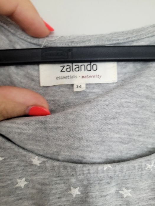 Koszulka bawełna ciążowa piżama 36 
Dlugosc 70 cm
Szerokość pod pacham