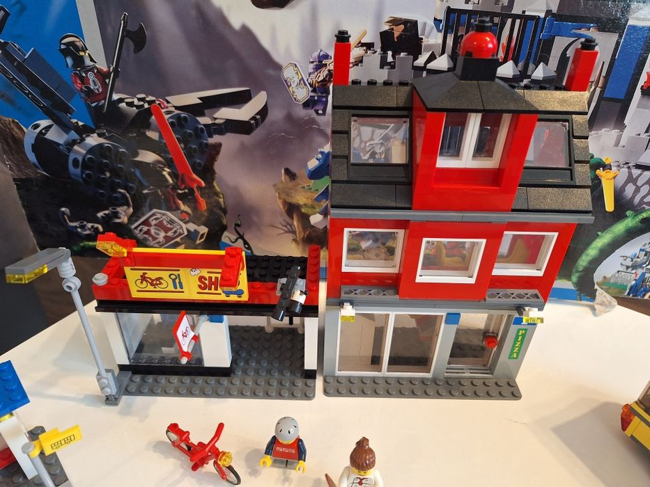 Lego 7641 Pizzeria Autobus Sklep Przystane Dom Zajezdniak