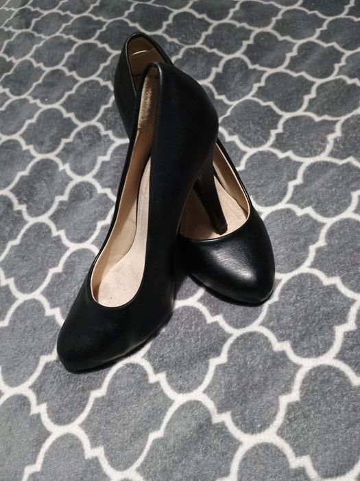 Botki szpilki czółenka damskie czarne obcas 11 cm r. 37