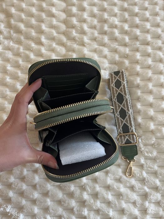 Mala Carteira em verde