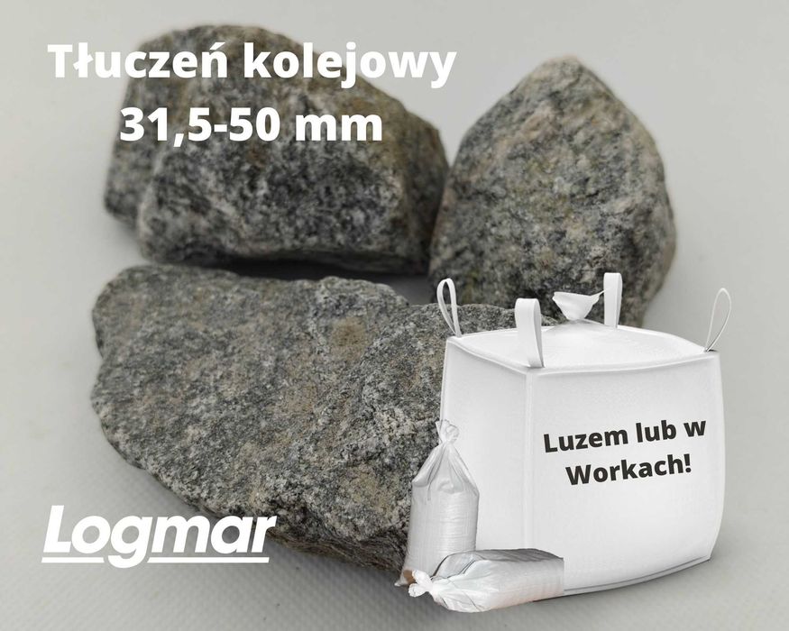Tłuczeń kruszywo drogowe juman na podbudowę pod kostkę 0-31,5 worki