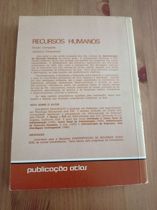 Recursos humanos - edição compacta - Idalberto Chiavenato