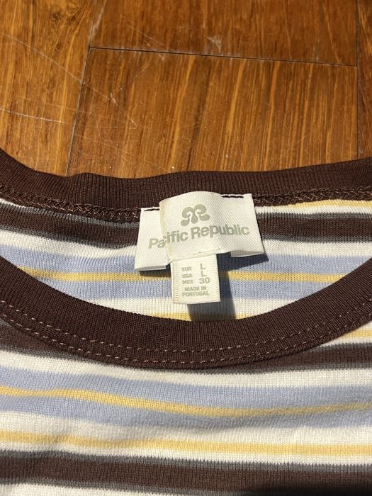 T-shirt riscas Pull&Bear