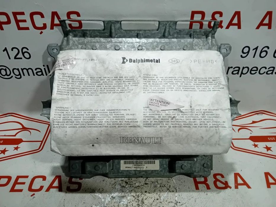 Airbag Passageiro Tablier Pendura Renault Clio 2 II 170P41065195