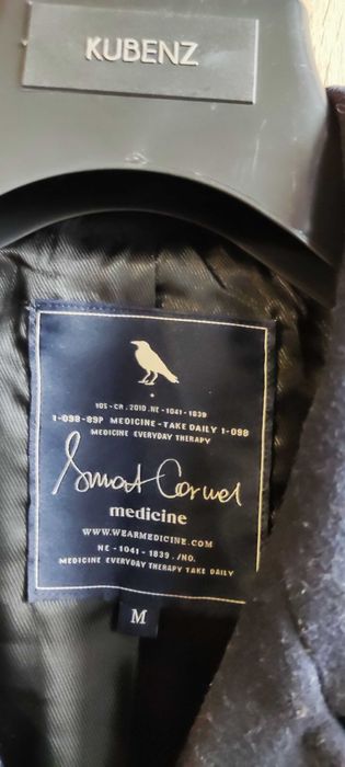 Płaszcz damski granatowy M