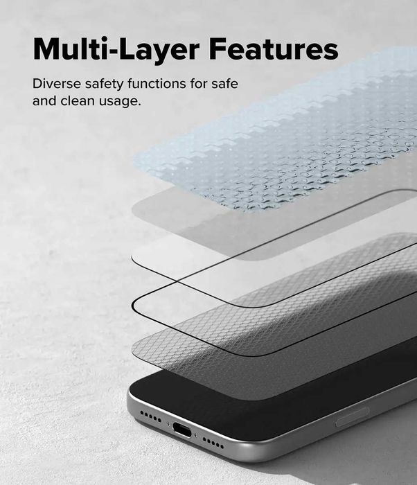 Защитное стекло Ringke Easy Slide AR 2-Pack  iPhone 17 Pro/ 17 Pro Max